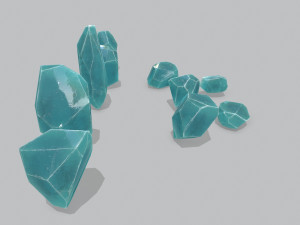 Crystal set 3D मॉडल