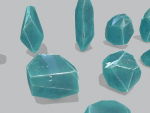 Crystal set 3D मॉडल
