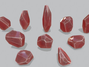 Crystal set 3D Model