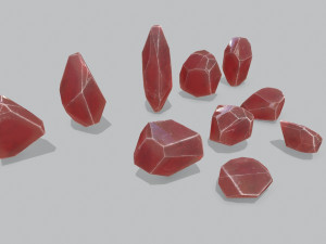Crystal set 3D Model