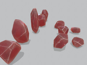 Crystal set 3D Model