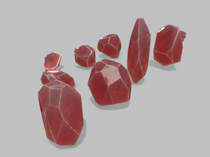 Crystal set 3D Model