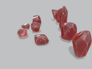 Crystal set 3D Model