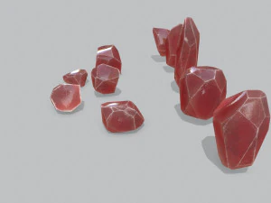 Crystal set 3D Model