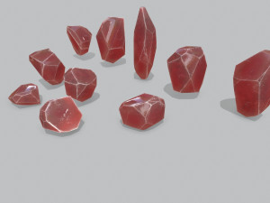 Crystal set 3D Model