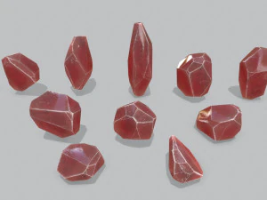 Crystal set 3D Model