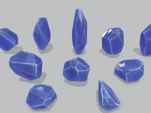 Crystal set 3D Model