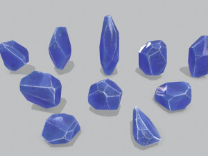 Crystal set 3D Model