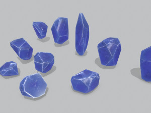 Crystal set 3D Model