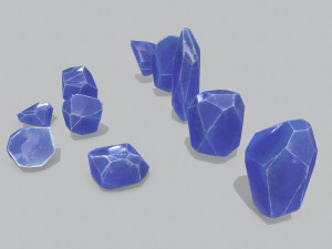 Crystal set 3D Model