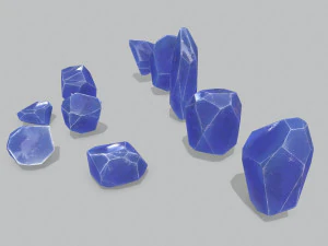 Crystal set 3D Model