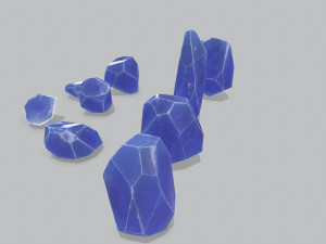 Crystal set 3D Model
