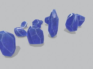 Crystal set 3D Model