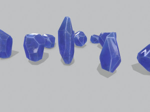 Crystal set 3D Model
