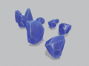 Crystal set 3D Model