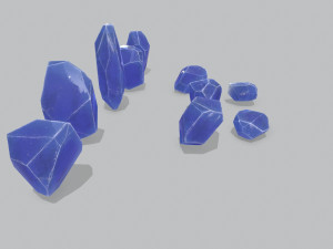 Crystal set 3D Model