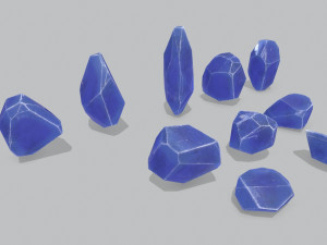 Crystal set 3D Model