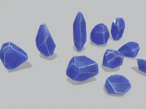 Crystal set 3D Model