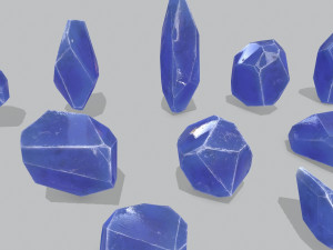 Crystal set 3D Model