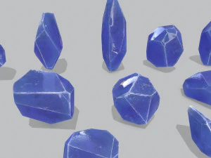 Crystal set 3D Model