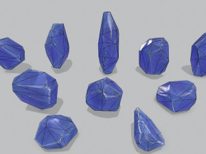 Crystal set 3D Model