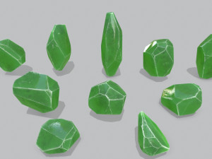 Crystal set 3D मॉडल