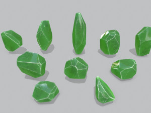 Crystal set Modelo 3D