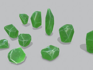 Crystal set Modelo 3D
