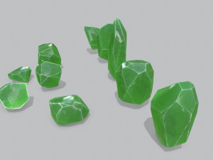 Crystal set Modelo 3D