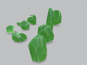 Crystal set Modelo 3D