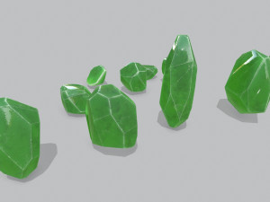 Crystal set Modelo 3D