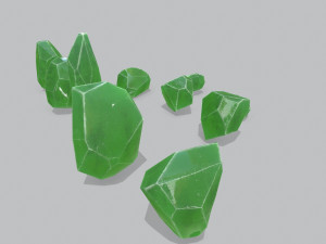 Crystal set Modelo 3D