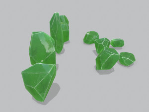 Crystal set Modelo 3D