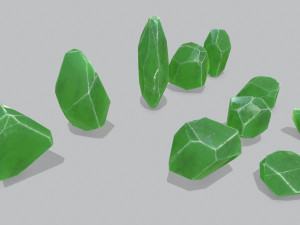 Crystal set Modelo 3D