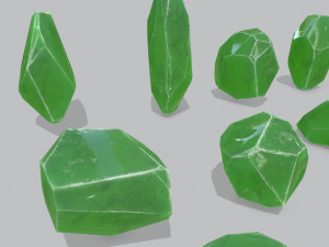 Crystal set Modelo 3D