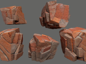 Desert rocks 3D Model