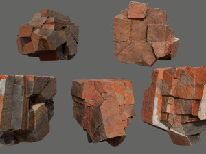 Desert rocks 3D Model