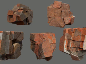 Desert rocks 3D Model