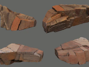 Desert rocks 3D Model