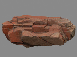 Desert rocks 3D Model