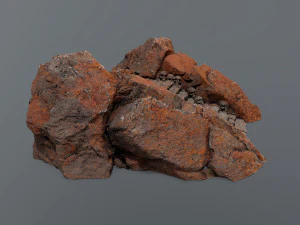 Ruin Stairs 3D Model