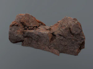 Ruin Stairs 3D Model