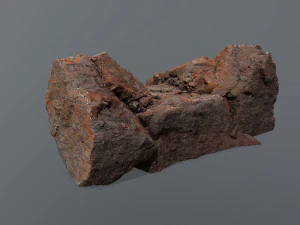 Ruin Stairs 3D Model