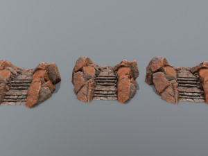 Ruin Stairs Modello 3D
