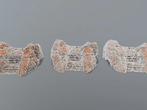 Ruin Stairs 3D Model