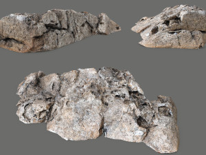 Desert rocks 3D मॉडल