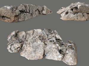Desert rocks 3D Model
