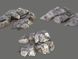 Desert rocks 3D Model