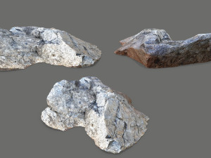 Desert rocks 3D मॉडल