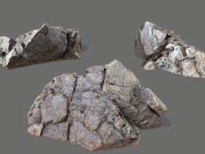 Desert rocks 3D मॉडल